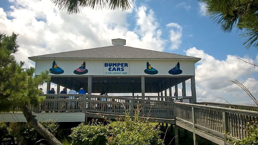 Bumper cars at Nags Head Raceway