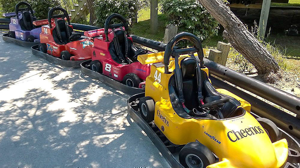 Colorful karts at Nags Head Raceway