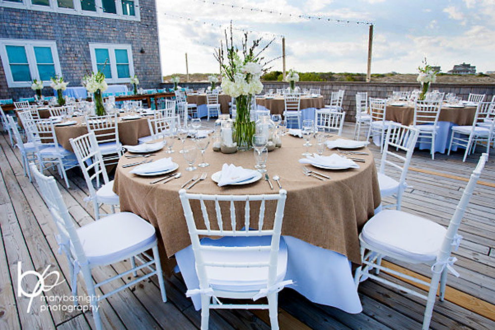 Wedding reception rentals from Ocean Atlantic Rentals