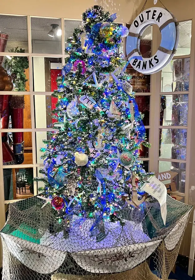 The Christmas Shop coastal decor