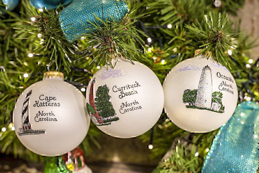 Ornaments at The Christmas Shop