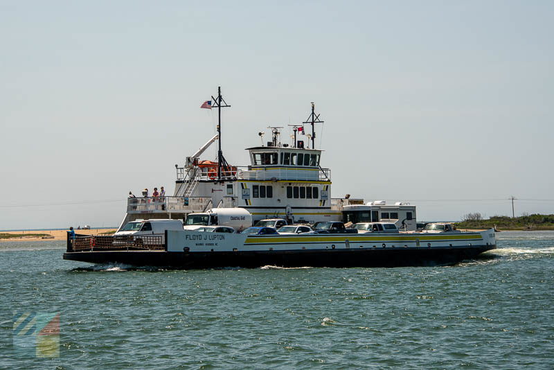Outer Banks Ferry heads toward Hatteras Landing
