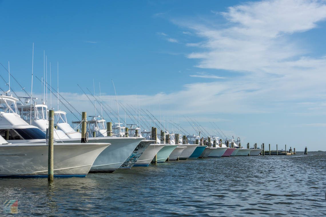 charter fishing boats at Oregon Inlet Fishing Center