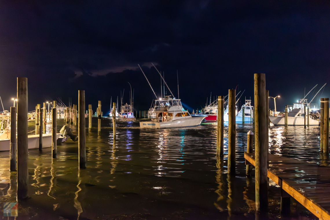 charter fishing boats at Oregon Inlet Fishing Center