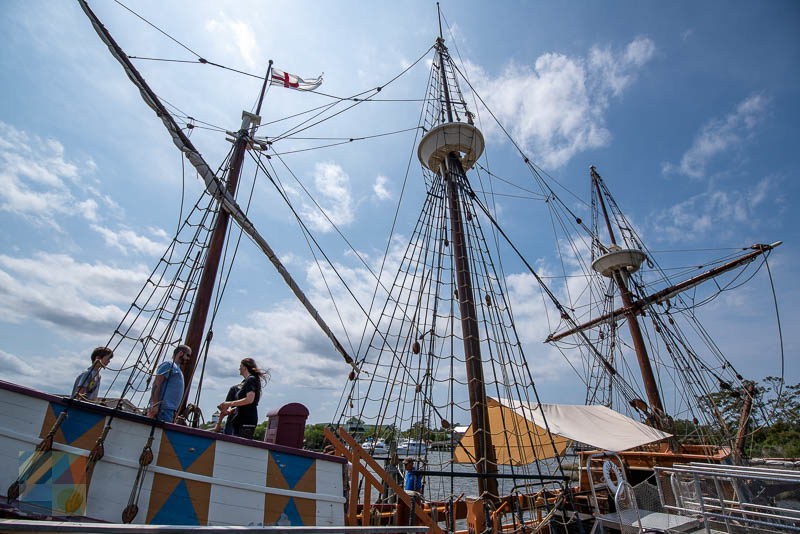 Elizabeth II tour at Roanoke Island Festival Park