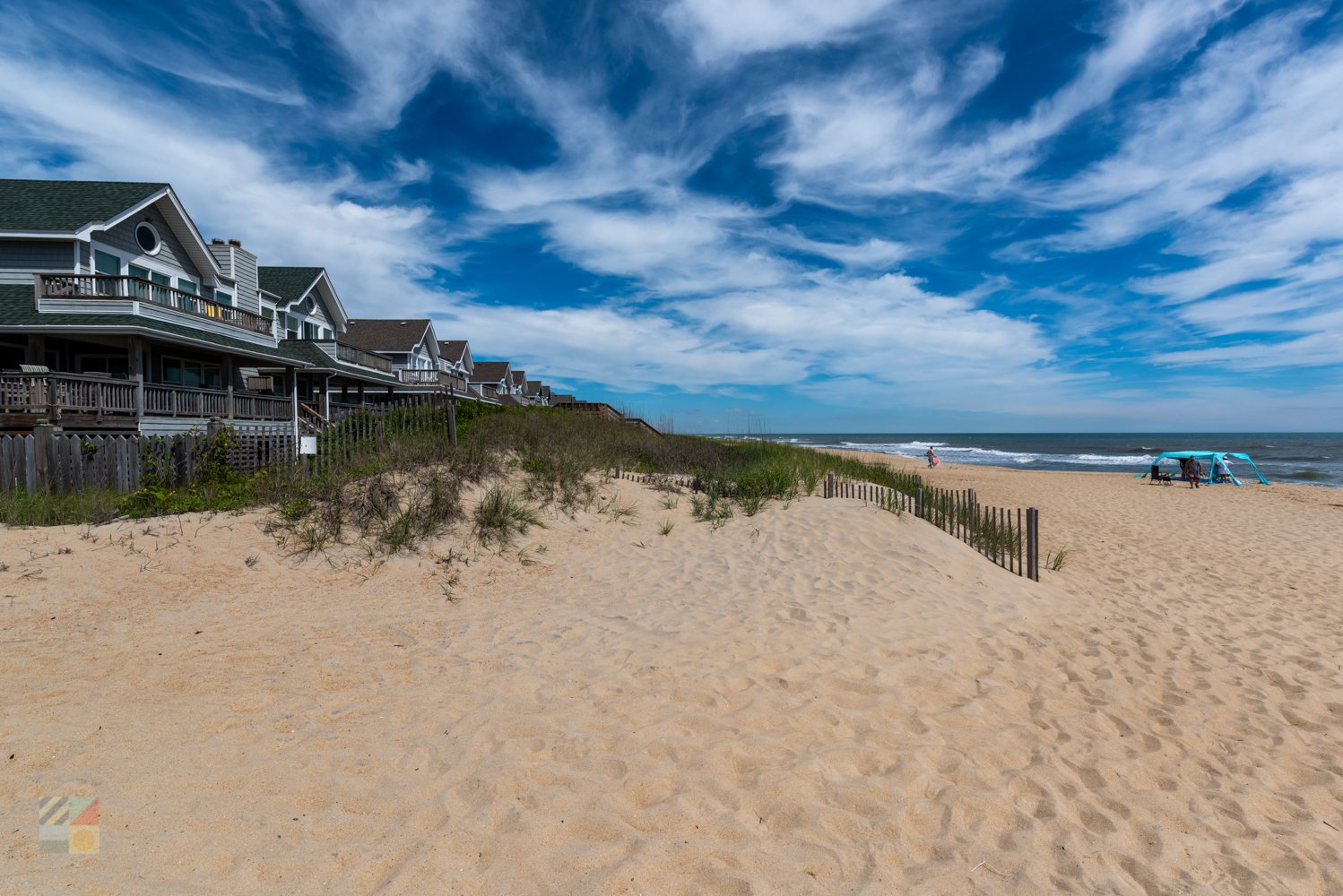 The beach in Southern Shores NC