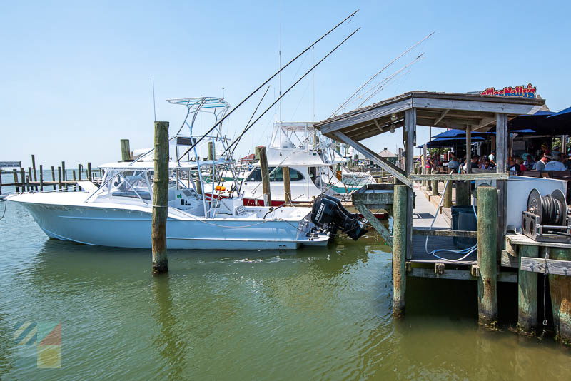 Lunch on the water on Ocracoke Island, NC