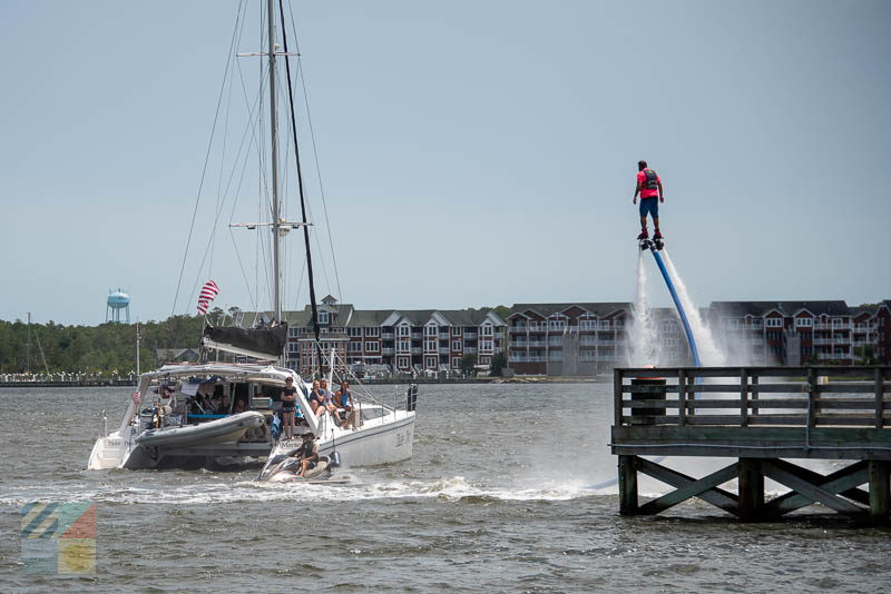 Flyboarding in Manteo, NC