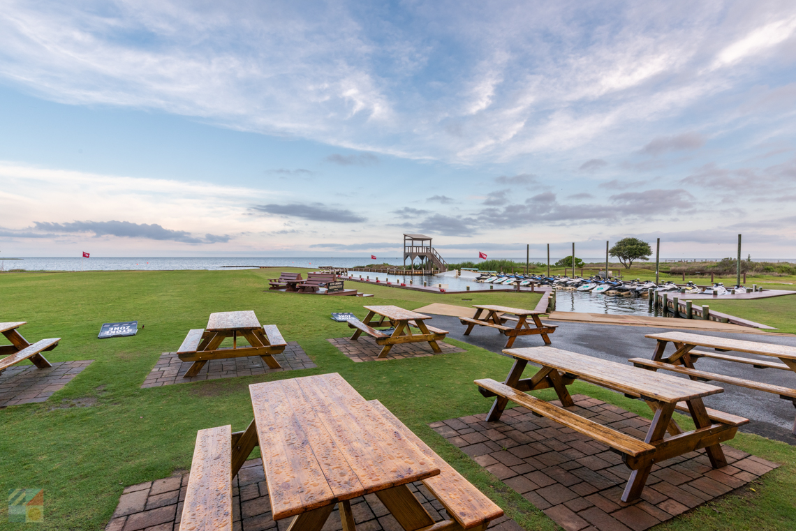 REAL Watersports in Waves NC - a popular kiteboarding spot on the Outer Banks