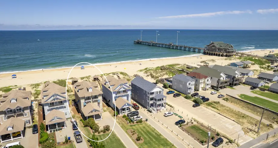 K8034 Ocean Pearl 8 Bedroom Oceanfront Home at Whalebone Beaches