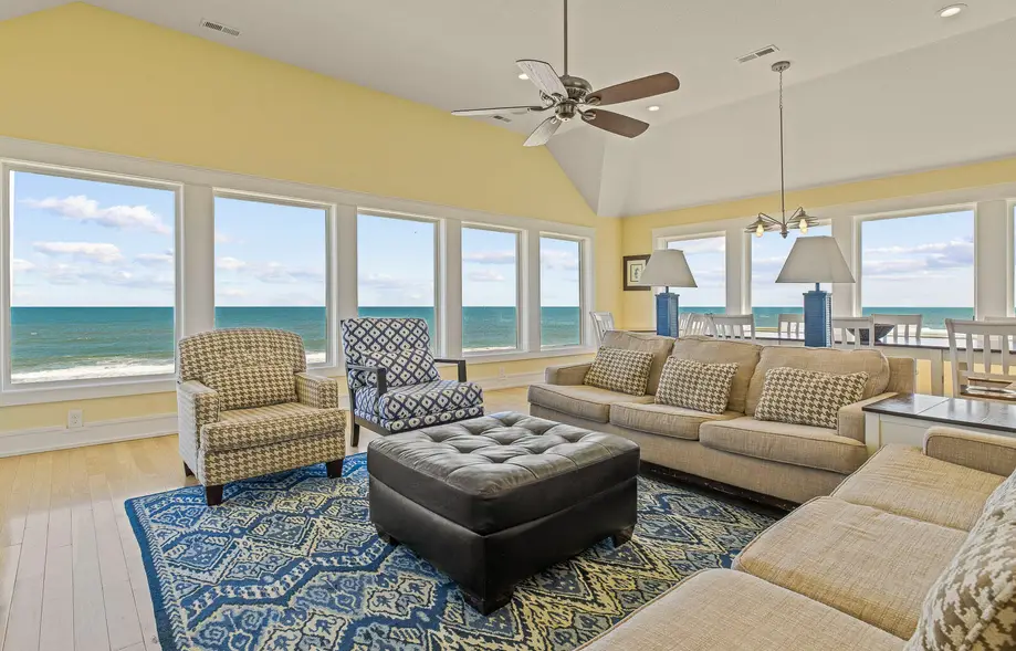 K6401 Hatteras Retreat Oceanfront 7 Bedroom Home