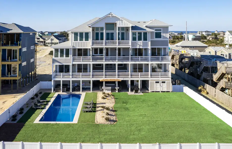 K6601 Skydance 10 Bedroom Oceanfront Home at Hatteras Island Reserve